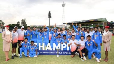 Sports News | Team India's Sixth U19 WC Win: An Example of Collective Effort at Its Very Best