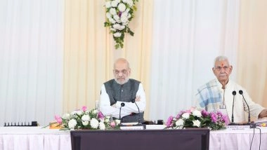 India News | Amit Shah Reviews Security Arrangements in J-K, Discusses Measures to Strengthen Watertight Cordon