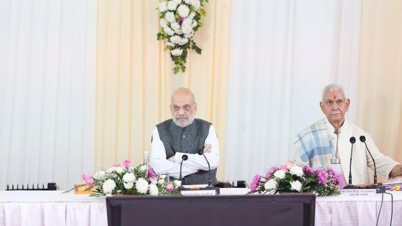 India News | Amit Shah Reviews Security Arrangements in J-K, Discusses Measures to Strengthen Watertight Cordon