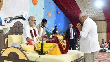 India News | Gujarat CM Bhupendra Patel Participates in Prakruti Prem Bhagwat Katha-Gyan Yagna Mahotsav
