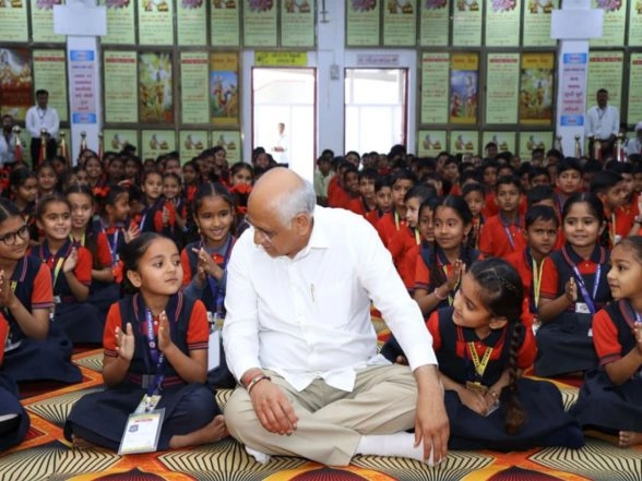 India News | From Promise Made During Video Interaction to School Visit: Emotional Exchange Between Shamya and Chief Minister Bhupendra Patel
