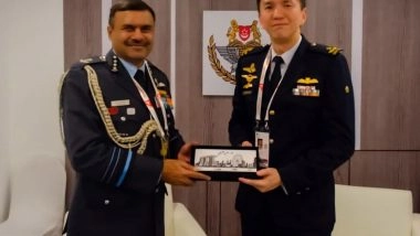 World News | Air Marshal Holds Talks with Singapore Armed Forces Officials in Visit to Singapore Airshow 26
