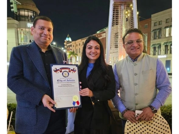 Business News | City of Artesia, California, Honours Cultural Activist Sundeep Bhutoria for Contributions to Indian Culture