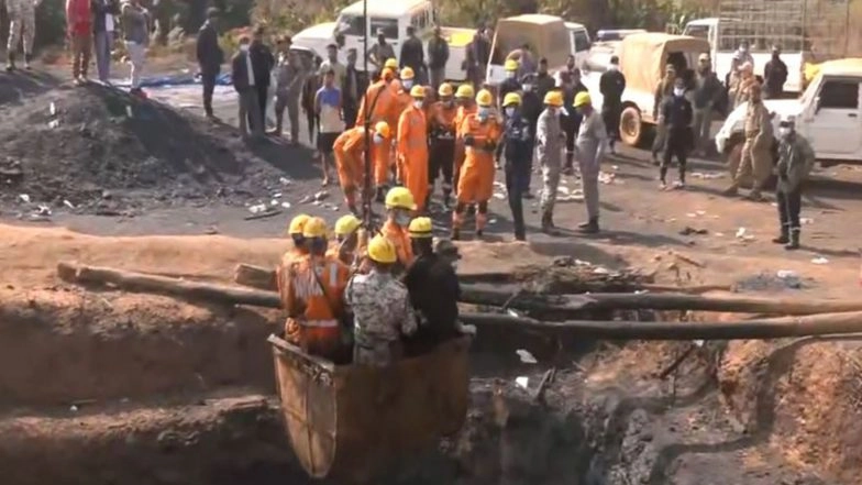 India News | NDRF Recovers Six Bodies from Illegal Coal Mine Blast Site in Meghalaya's East Jaintia Hills