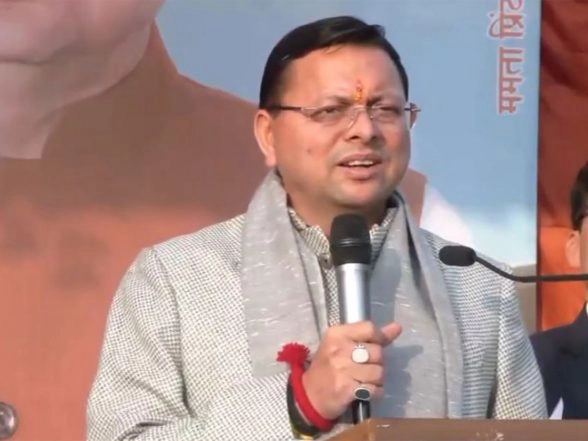 India News | Uttarakhand CM Dhami Attends 2nd Rural Cricket Tournament in Khatima, Praises Youth and Players