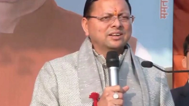 India News | Uttarakhand CM Dhami Attends 2nd Rural Cricket Tournament in Khatima, Praises Youth and Players