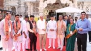 India News | Gujarat CM Bhupendra Patel Visits Ambaji to Pray for Peace and Prosperity