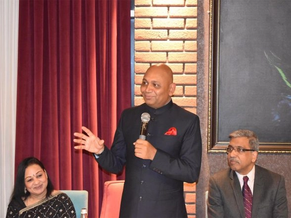 World News | Ambassador to Azerbaijan Abhay Kumar Interacts with Indian Community in Baku