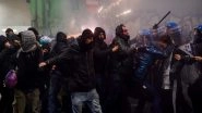 World News | Anti-Olympics Protest in Milan Turns Violent as Italy Probes Suspected Railway Sabotage