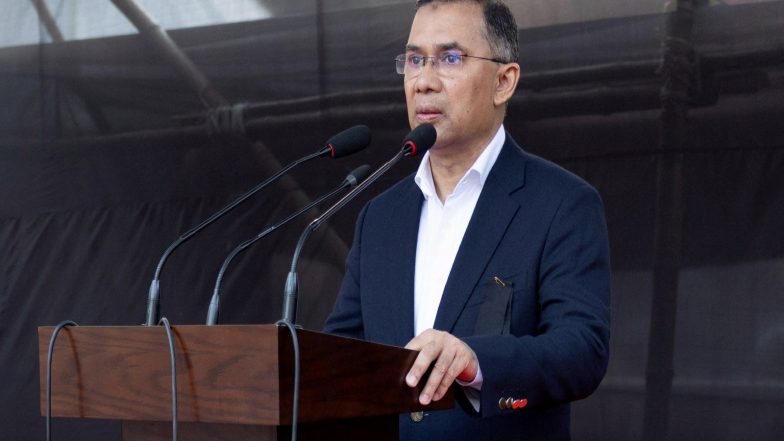 World News | BNP's Tarique Rahman Seeks Votes for 'rebuilding Bangladesh' at Thakurgaon Rally