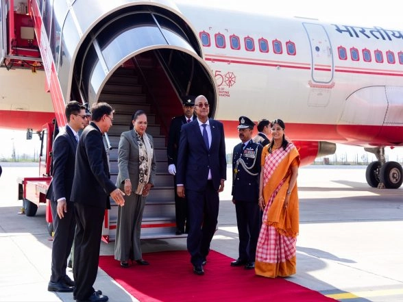 World News | Seychelles President Herminie Arrives in New Delhi After Engagements in Chennai, Mumbai as Part of State Visit to India