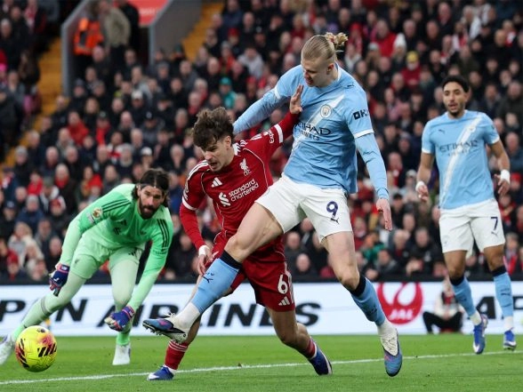Sports News | Haaland's Late Penalty Seals 2-1 Comeback Win for Man City Against Liverpool