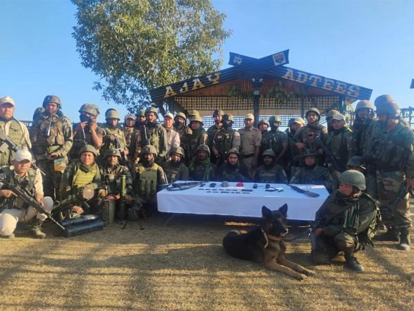 India News | Manipur Security Forces Seize Arms, Destroy Poppy Plantations in State Wide Operations