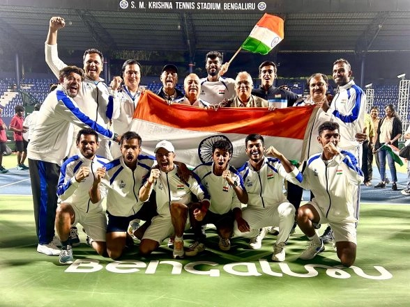 Sports News | Dhakshineswar Suresh Leads India to 3-2 Victory Against Netherlands in Davis Cup Qualifiers Round 1