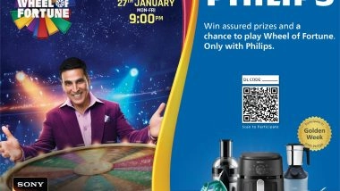 Business News | Philips Home Appliances Teams Up with Wheel of Fortune, the No.1 Game Show Worldwide for a Nationwide Consumer Campaign