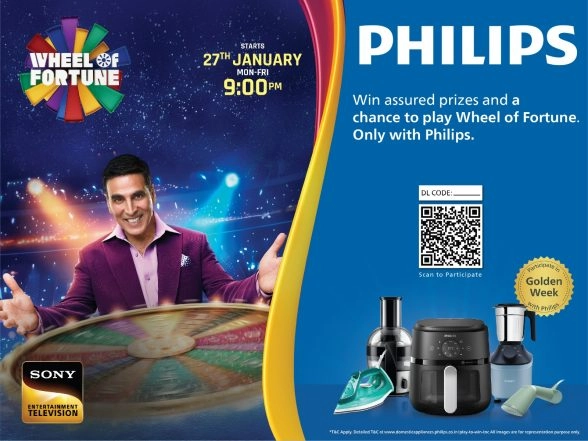 Business News | Philips Home Appliances Teams Up with Wheel of Fortune, the No.1 Game Show Worldwide for a Nationwide Consumer Campaign