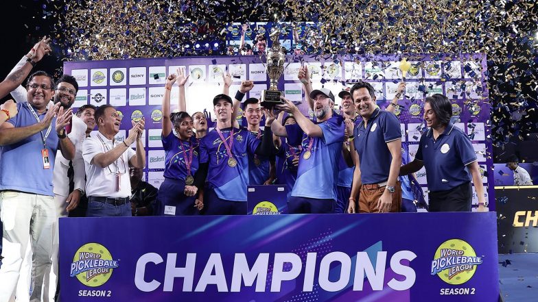 Sports News | Dilli Dillwale Crowned World Pickleball League 2026 Champions After Thrilling 3-2 Win in Final