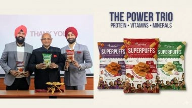 Business News | Twirtles Launches Superpuffs, India's First Protein Chips Fortified with Vitamins and Minerals