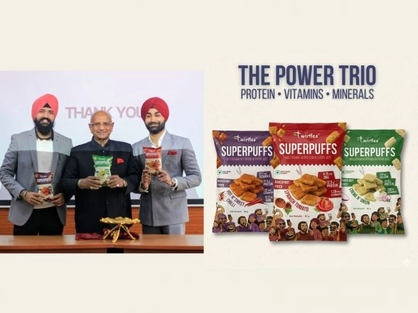 Business News | Twirtles Launches Superpuffs, India's First Protein Chips Fortified with Vitamins and Minerals