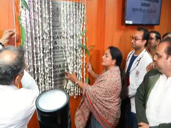 India News | Delhi CM Rekha Gupta and Health Minister Pankaj Singh Inaugurate CT Scan Facility, Cath Lab at GB Pant Hospital