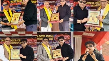 Business News | Bengal Little Legends Cup 2026 Creates History in Indian School Karate Under the Commanding Leadership of Hanshi Premjit Sen: India's No. 1 Karateka