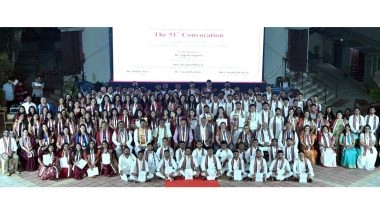 Business News | Problem-solving Ability Will Be the Real Strength of the Future, Says Dr. Tapan Singhel at IMDR's 51st Convocation Ceremony