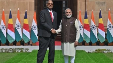 World News | India, Seychelles Adopt SESEL Joint Vision, Sign Key MoUs on Health, Maritime Security, Capacity-building