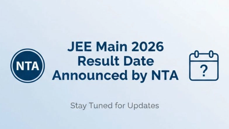 Business News | JEE Main 2026 Result Date Announced by NTA