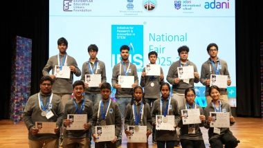 Business News | Adani International School Hosts IRIS National Fair, Showcasing India's Emerging STEM Talent