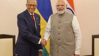 World News | PM Modi Receives Call from Mauritius PM Ramgoolam, Welcomes Him to India for AI-Impact Summit Next Week