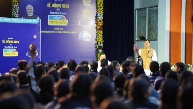 India News | MP CM Mohan Yadav Interacts with Students Ahead of Board Exams, Encourages to Prepare with Dedication