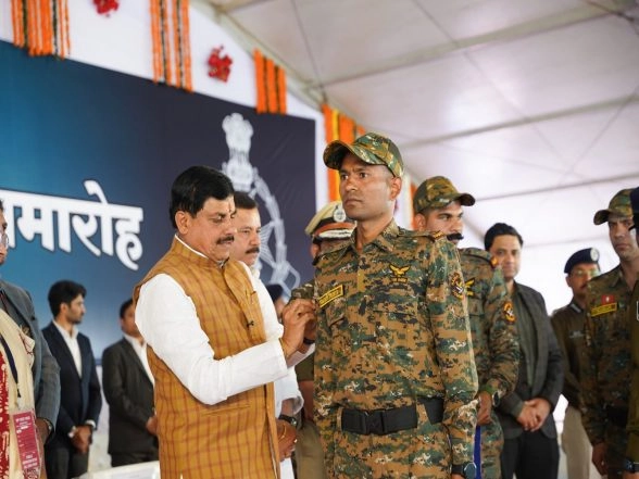 India News | MP CM Yadav Awards Out-of-turn Promotions to 60 Brave Soldiers for Anti-Naxal Operations