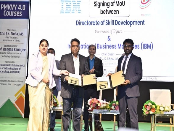 India News | Tripura Launches PMKVY 4.0 Future-ready Skill Programmes in Collaboration with IIT Delhi