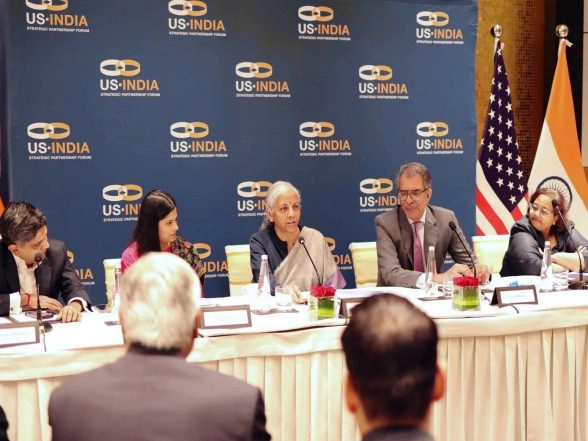 Business News | FM Sitharaman Outlines Union Budget 2026-27 Priorities at US-India Strategic Partnership Forum Meet