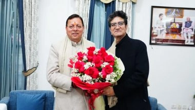 India News | Uttarakhand CM Dhami Meets CBFC Chairman Prasoon Joshi in Dehradun
