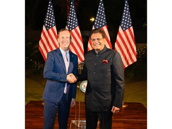 Business News | India-US Partnership to Reach Newer Heights, Says Piyush Goyal After Meeting Ambassador Sergio