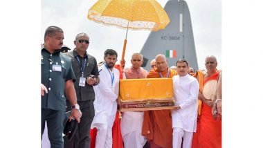 World News | Sri Lanka: Devni Mori Relic Exposition Brings Thousands of Devotees Offering Veneration