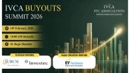 Business News | IVCA Buyouts Summit 2026 to Highlight Growth of Control-Led PE Deals in India