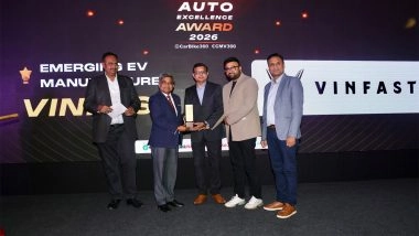 Business News | VinFast Wins Double Awards at Auto Excellence Awards 2026