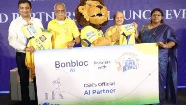 Business News | Bonbloc Partners with Chennai Super Kings Driving AI Innovation in Sports Entertainment