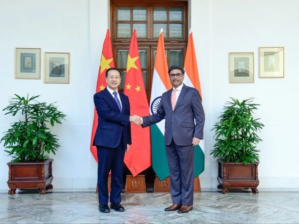 World News | India, China Review Positive Momentum in Ties During Strategic Dialogue in New Delhi