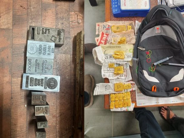 India News | Maharashtra: DRI Mumbai Busts Gold Melting Syndicate, Seizes 5.8 Kg Smuggled Gold; 2 Held