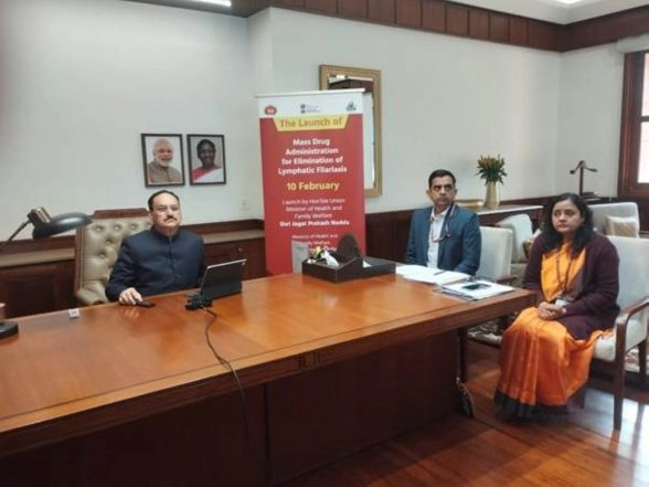 India News | Union Health Minister JP Nadda Reaffirms Government's Commitment to Eliminate Lymphatic Filariasis by 2027