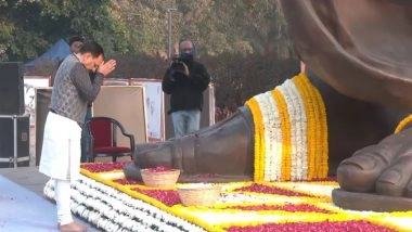 India News | Delhi: BJP Leaders Pay Floral Tributes to Pandit Deendayal Upadhyaya on Death Anniversary
