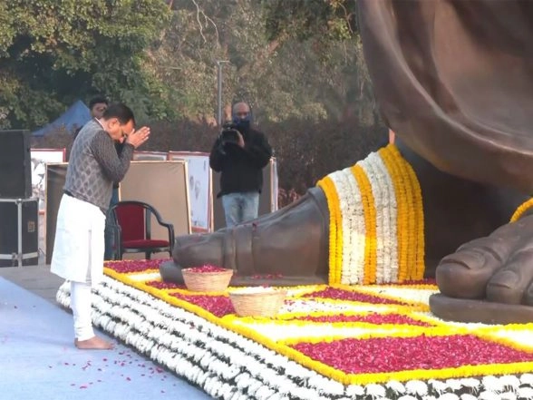 India News | Delhi: BJP Leaders Pay Floral Tributes to Pandit Deendayal Upadhyaya on Death Anniversary