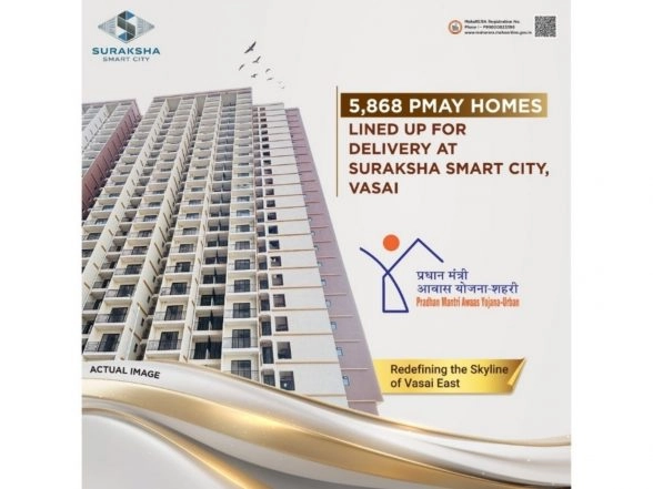 Business News | 5868 PMAY Units Lined Up for Delivery at Suraksha Smart City, Vasai