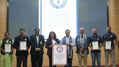Business News | Sri Shanmugha Educational Institutions and IAF Successfully Accomplished Elite World Records in Facilitation Sessions