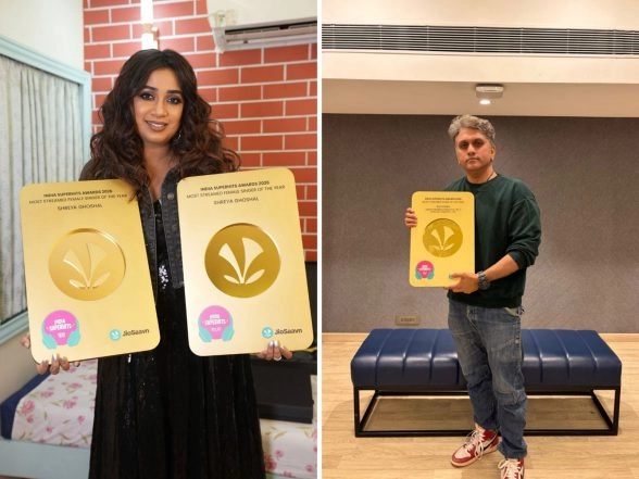 Entertainment News | JioSaavn's India Superhits Awards: 'Saiyaara' Tops Charts, Shreya Ghoshal and Arijit Singh Among Most-streamed Artists