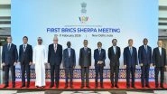 World News | First BRICS Sherpas' Meeting Held During India's Chairship in New Delhi