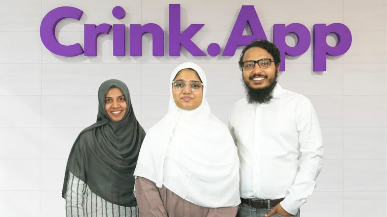 Business News | Crink Secures Rs 1.8 Crore Pre-Seed Funding to Scale Its AI Driven Human Wellbeing Platform